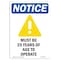 Signmission OSHA Notice, 7" Height, Must Be 25 Years Of Sign With Symbol, 7" X 5", Portrait OS-NS-D-57-V-14278 - alternate 1